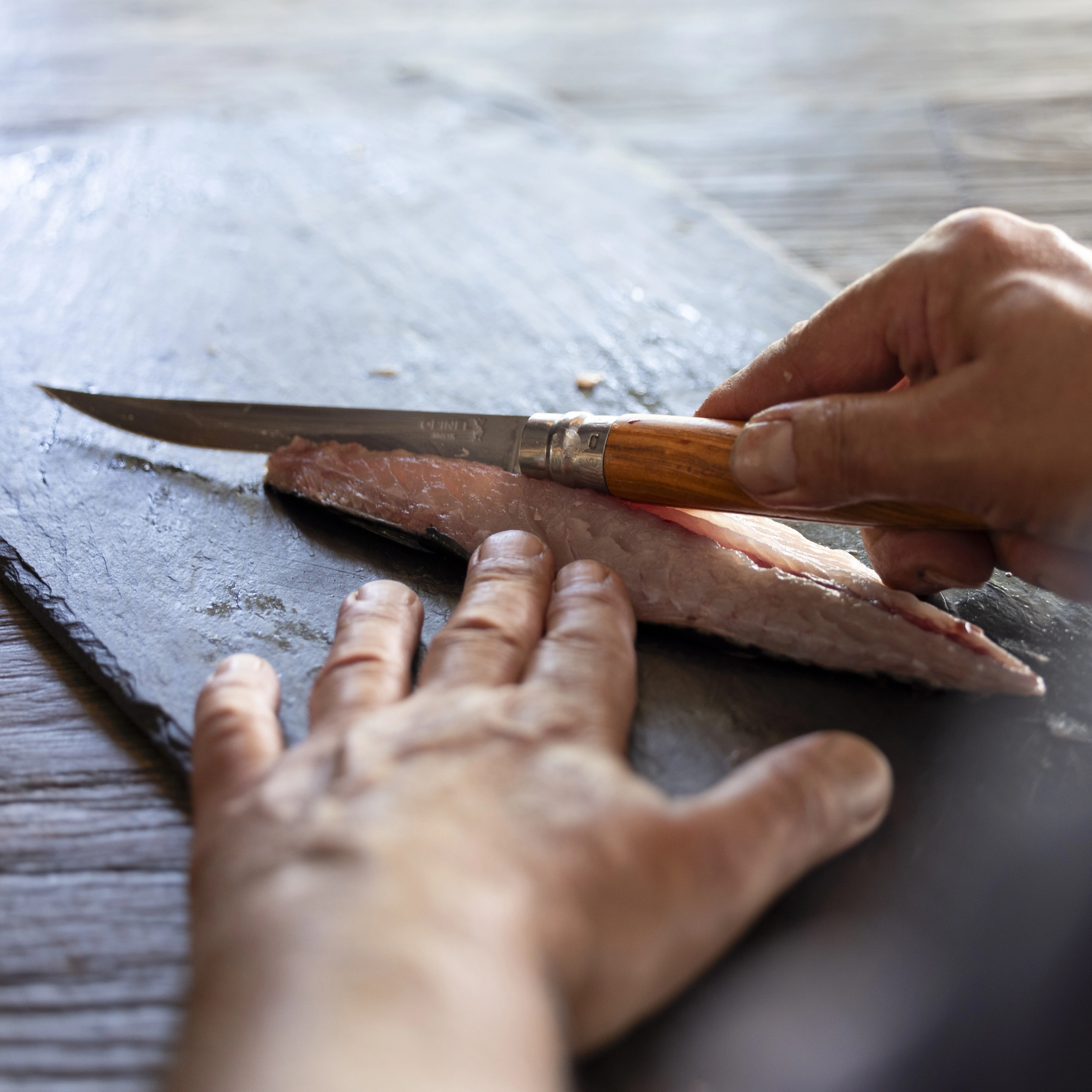 No.12 Effilé Stainless Steel Filleting Folding Knife - Image 7